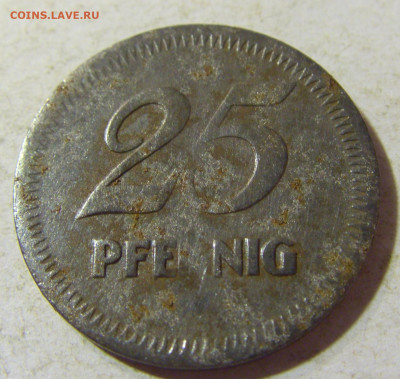Нотгельд 25 пф 1919 Маннхайм №2 22.08.21 22:00 М - CIMG5525.JPG