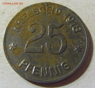 Нотгельд 25 пф 1918 Кобленц №1 22.08.21 22:00 М - CIMG5545.JPG