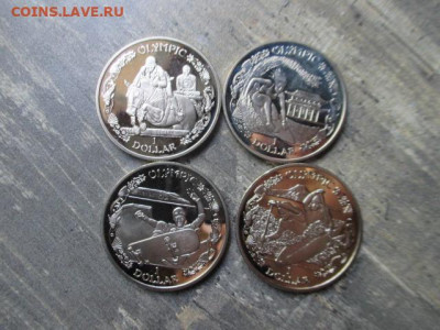 Виргинские Острова 1 доллар 2019 Олимпиада 4 шт, до 20,08,21 - IMG_4275.JPG