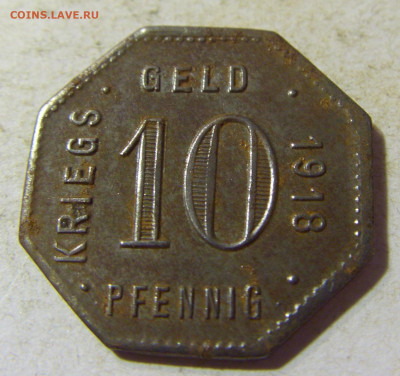 Нотгельд 10 пф 1918 Менген железо №1 23.08.21 22:00 М - CIMG5591.JPG