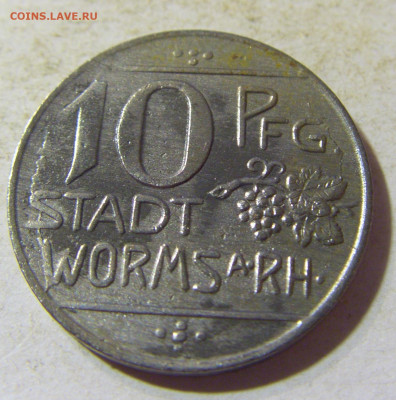 Нотгельд 10 пф 1918 Вормс №2 23.08.21 22:00 М - CIMG5611.JPG