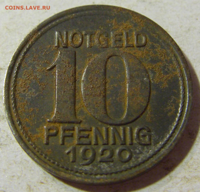 Нотгельд 10 пф 1920 Кобленц №2 23.08.21 22:00 М - CIMG5643.JPG