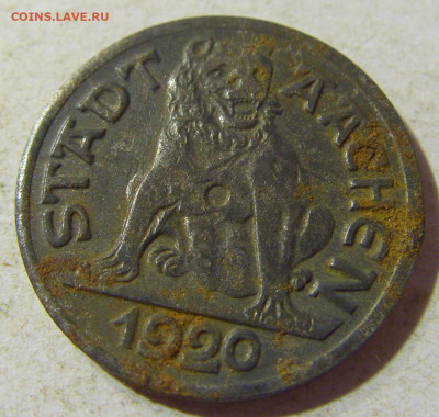 Нотгельд 10 пф 1920 Ахен №1 23.08.21 22:00 М - CIMG5649.JPG