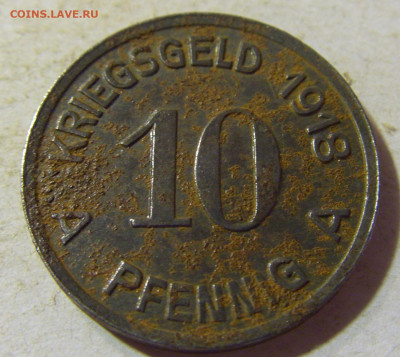 Нотгельд 10 пф 1918 Люденшайд №2 23.08.21 22:00 М - CIMG5691.JPG