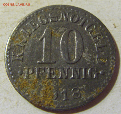 Нотгельд 10 пф 1918 Брауншвейг №1 23.08.21 22:00 М - CIMG5695.JPG
