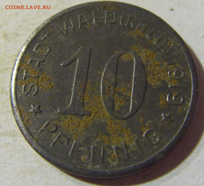 Нотгельд 10 пф 1919 Вальд №1 23.08.21 22:00 М - CIMG5711.JPG