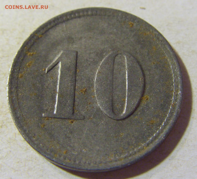 Нотгельд 10 пф 1920 Посснек №1 23.08.21 22:00 М - CIMG5715.JPG