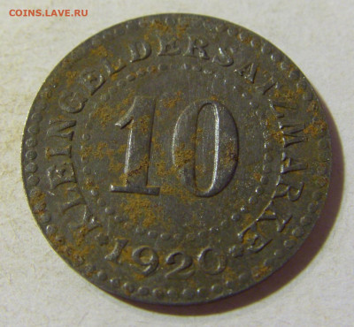 Нотгельд 10 пф 1920 №1 23.08.21 22:00 М - CIMG5723.JPG
