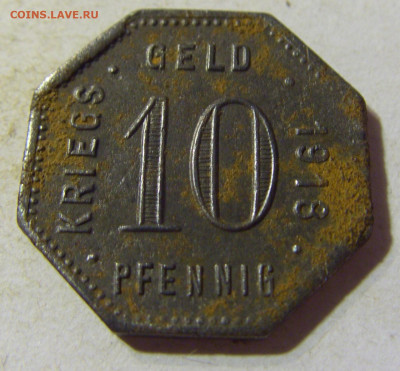 Нотгельд 10 пф 1918 Менген №1 23.08.21 22:00 М - CIMG5734.JPG
