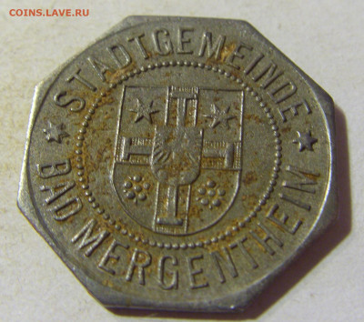 Нотгельд 10 пф 1918 Бад Мергехайм №1 23.08.21 22:00 М - CIMG5745.JPG