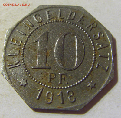 Нотгельд 10 пф 1918 Бад Мергехайм №1 23.08.21 22:00 М - CIMG5743.JPG