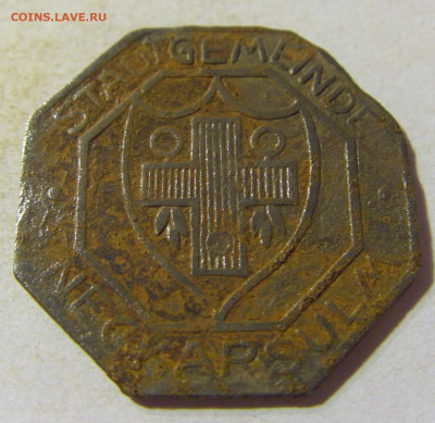 Нотгельд 10 пф 1919 Неккарзульм №1 23.08.21 22:00 М - CIMG5757.JPG