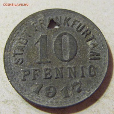 Нотгельд 10 пф 1917 Франкфурт №1 23.08.21 22:00 М - CIMG5779.JPG