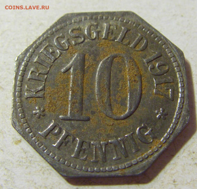 Нотгельд 10 пф 1917 Вайсбаден №1 23.08.21 22:00 М - CIMG5783.JPG