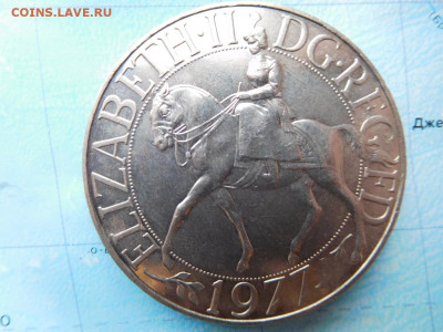 Великобритания 25 пенсов, 1977 Cеребряный юбилей царствовани - 8