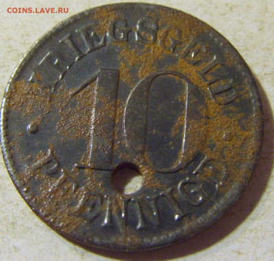 Нотгельд 10 пф Хейдельберг (с дыркой) №1 23.08.21 22:00 М - CIMG5828.JPG