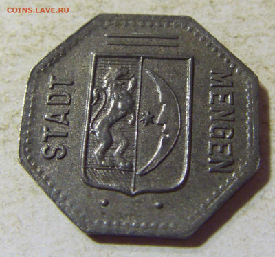 Нотгельд 5 пф 1918 Менген №2 23.08.21 22:00 М - CIMG5862.JPG