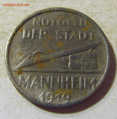 Нотгельд 5 пф 1919 Маннхайм №1 23.08.21 22:00 М - CIMG5866.JPG
