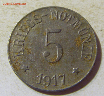 Нотгельд 5 пф 1917 Кирхенламитц №2 23.08.21 22:00 М - CIMG5876.JPG