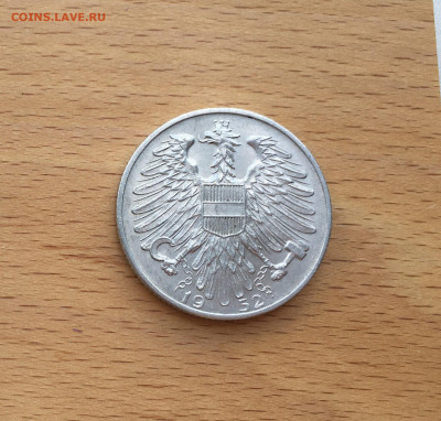 Австрия 5 шиллингов 1952 - IMG_7513.JPG