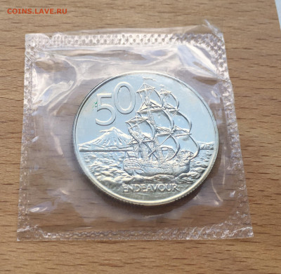 Новая Зеландия 50 центов 1979 Корабль Джеймса Кука Индевор - IMG_7306.JPG