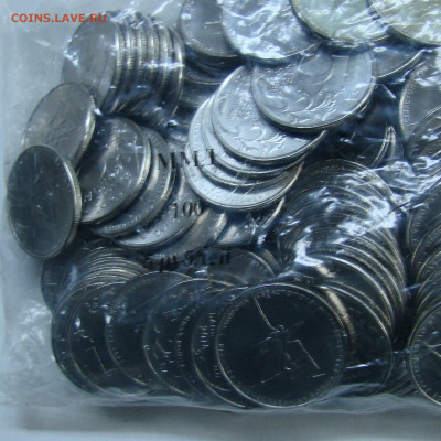 5 рублей 2015г. "Оборона Севастополя". Запайка 100 монет - DSC00760-1