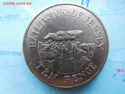 Джерси 10 пенсов, 1990(28,5мм) - 19