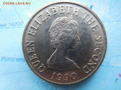 Джерси 10 пенсов, 1990(28,5мм) - 20