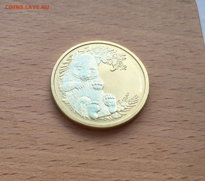 Австралия 1$ доллар 2013 Детёныши диких животных Вомбат - IMG_9617.JPG