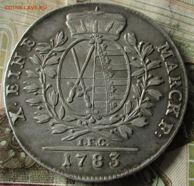 САКСОНИЯ-АЛЬБЕРТИНА талер 1783. Фридрих Август III. Оценка. - 006.JPG