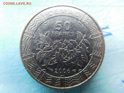 Центральная Африка (BEAC) 50 франков, 2006 - 14