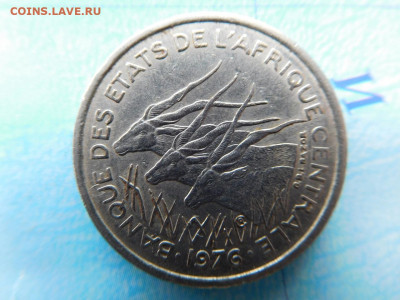 Центральная Африка (BEAC) 50 франков, 1976 Отметка на реверс - 18