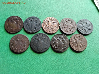 9 денег 1731-1751 до 28.08.2021 - 9ден (2) - копия