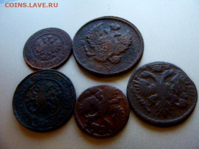 2к 1811,1881;1к 1881;деньга 1731;полушка 1735 - DSC05049.JPG