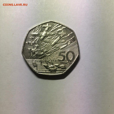 Британия 50 пенсов 1994 50 лет высадки союзников в Нормании - image-13-10-20-09-00-1