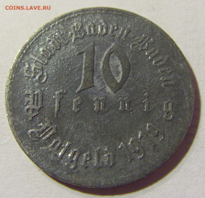 Нотгельд 10 пф 1919 Баден-Баден №2 30.08.2021 22:00 МСК - CIMG7027.JPG