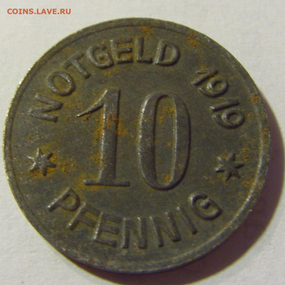Нотгельд 10 пф 1919 Бинген №2 30.08.2021 22:00 МСК - CIMG7035.JPG