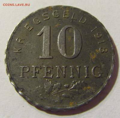 Нотгельд 10 пф 1918 Хаттинген №1 30.08.2021 22:00 МСК - CIMG7047.JPG