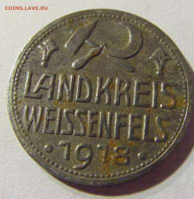 Нотгельд 10 пф 1918 Вайсенфельс №1 30.08.2021 22:00 МСК - CIMG7065.JPG