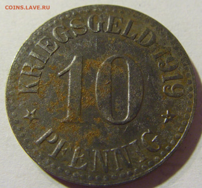Нотгельд 10 пф 1919 Кассель №1 30.08.2021 22:00 МСК - CIMG7079.JPG
