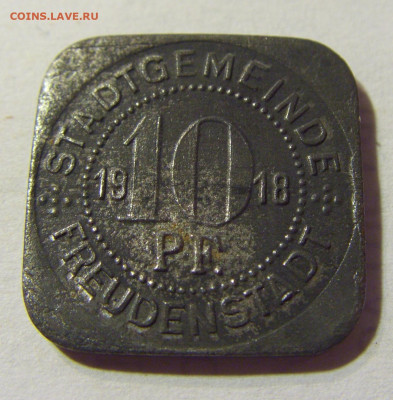 Нотгельд 10 пф 1918 Фреуденштадт №1 30.08.2021 22:00 МСК - CIMG7089.JPG