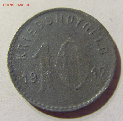 Нотгельд 10 пф 1917 Шпайер №1 30.08.2021 22:00 МСК - CIMG7135.JPG