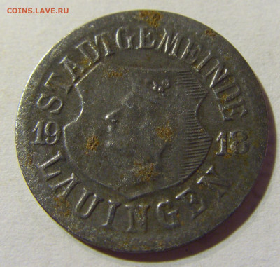 Нотгельд 10 пф 1918 Лауинген №1 30.08.2021 22:00 МСК - CIMG7149.JPG