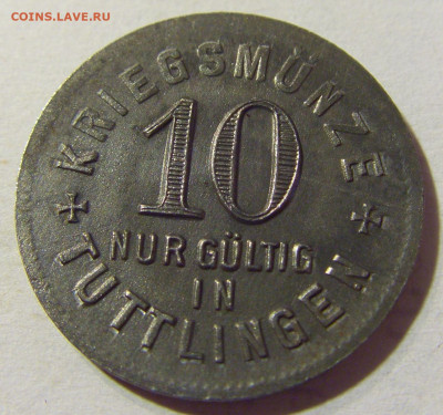 Нотгельд 10 пф 1917 Туттлинген №1 30.08.2021 22:00 МСК - CIMG7167.JPG