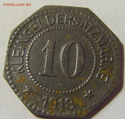 Нотгельд 10 пф 1918 Цвигкаус №1 30.08.2021 22:00 МСК - CIMG7203.JPG