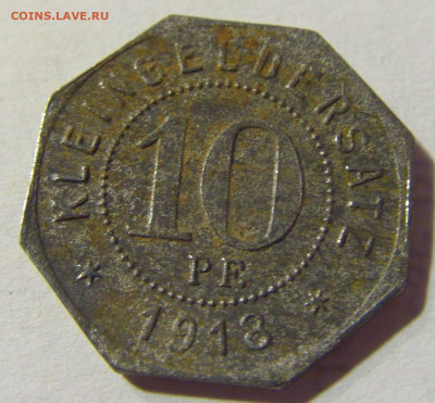 Нотгельд 10 пф 1918 Бад Мергентхайд №1 30.08.2021 22:00 МСК - CIMG7223.JPG