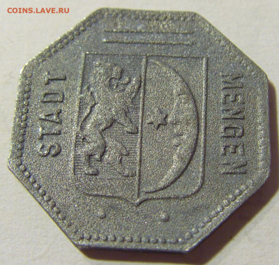 Нотгельд 10 пф 1918 Менген цинк №1 30.08.2021 22:00 МСК - CIMG7257.JPG