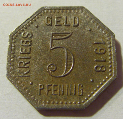 Нотгельд 5 пф 1918 Менген №2 30.08.2021 22:00 МСК - CIMG7283.JPG