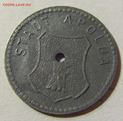 Нотгельд 5 пф 1918 Апольда №1 30.08.2021 22:00 МСК - CIMG7305.JPG