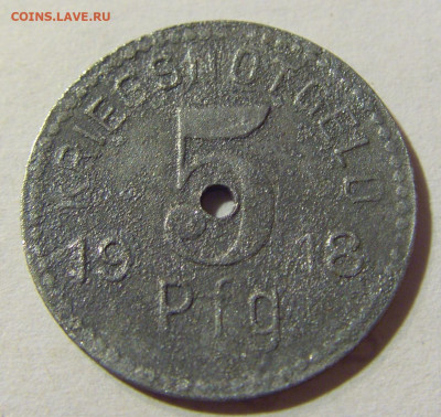 Нотгельд 5 пф 1918 Апольда №1 30.08.2021 22:00 МСК - CIMG7303.JPG